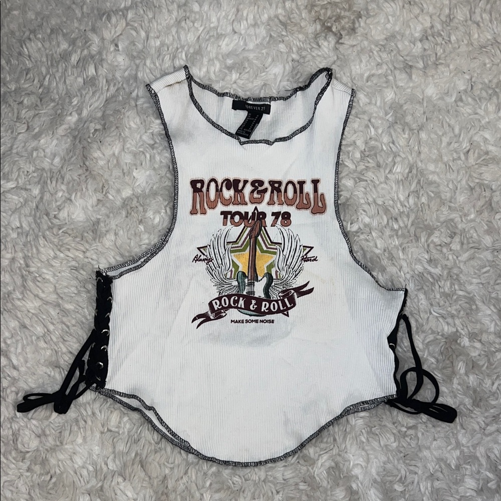 🆕White Rock & Roll Graphic Tank Top
